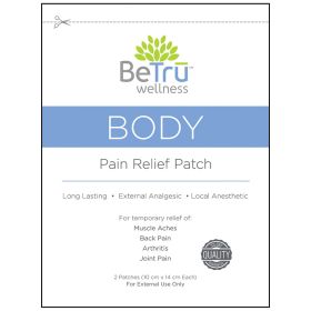 Be Tru Organics Body Pain Relief Patch