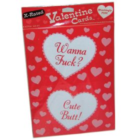 Valentine's X-Rated Cards & Envelopes (10 Pack)