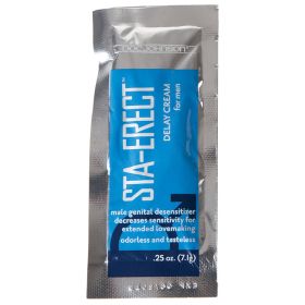 Sta-Erect Delay Cream Foil .25oz Bag of 48