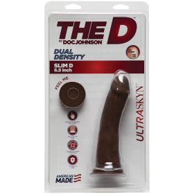 The D Slim Ultraskyn Without Balls-Chocolate 6"
