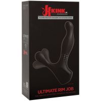 Kink Ultimate Rim Job Rotating Prostate Massager-Black