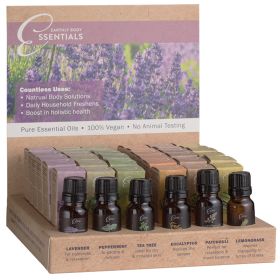 Earthly Body Essential Oils Display of 36