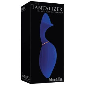 Adam & Eve Tantalizer Clit Suction Massager - Blue
