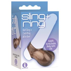 The 9's Sling and Ring Cock Ring and Ball Sling