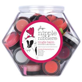 Nipple Nibblers Tingle Balm - Assorted 3 Gram Jars - 36 Count Fishbowl