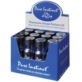 Pure Instinct Original Pheromone Unisex Perfume Oil .5oz Display of 12