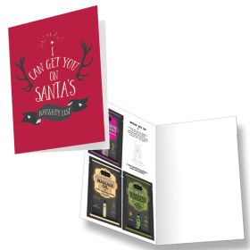 Kama Sutra Naughty Notes Santa Naughty List Card