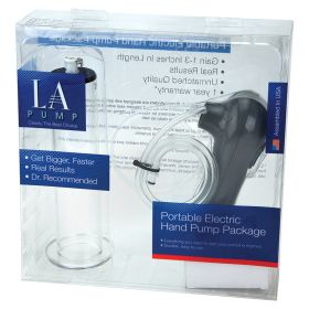 L.A. Pump Portable Electric Hand Pump Package 1.75 x 9"