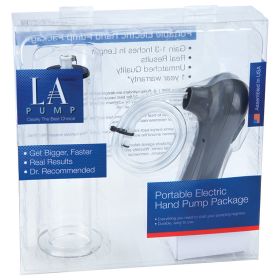 L.A. Pump Portable Electric Hand Pump Package 2 x 9