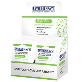 Swiss Navy Herbal Viva Display of 24