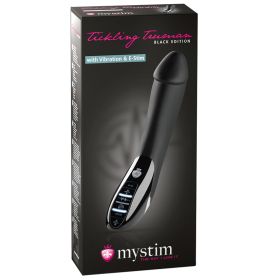 Mystim Tickling Truman E-Stim Vibrator-Black Edition