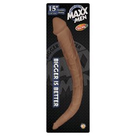 Maxx Men Curved Double Dong-Brown 15"