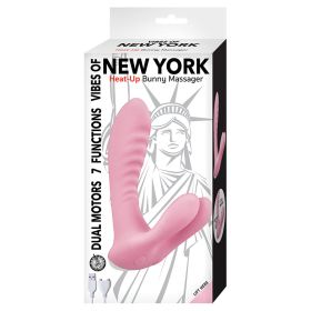 Vibes Of New York Bunny Massager-Pink 6.5"