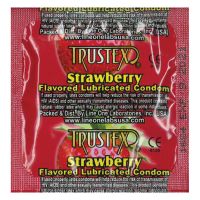 Trustex Flavored Condom-Strawberry 1000 Piece Box