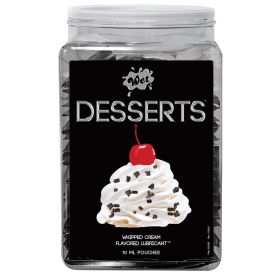 Wet Desserts Whipped Cream .33 Fl Oz Pouch Counter Bowl 144pc