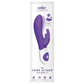The Come Hither Rabbit Rechargeable-Purple 7.75"