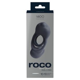 Vedo Roco Dual Motor Vibrating Ring-Just Black