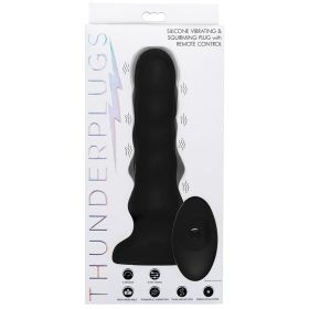 Thunderplugs Squirming Plug with Remote Control-Black