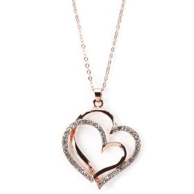 Couples Play Heart Shape Necklace   [Regular Price 2.00]