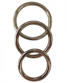 Sportsheets Metal O-Ring 3 Pack Nickel-free Rings(D0102H52KJ7)