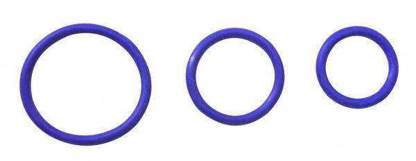 Rubber C Ring Set - Purple(D0102H5Q95U)