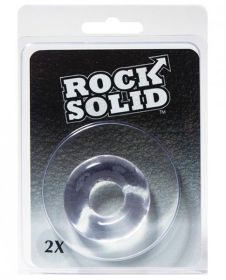 Rock Solid 2&quot; Clear Donut Ring(D0102H5Q99Y)