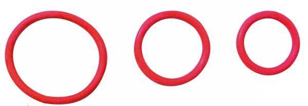 Rubber C Ring Set - Red(D0102H5Q9RA)